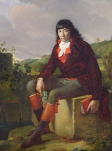 Portret Louisa Marie de La Revelliere-Lepeaux (1753-1824) według portretu Francois Gerarda (1770-1837)